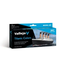 Online Set 8 pinturas para modelismo 646 Titanic Navy 17ml Maquetas Y Modelismo|Pinturas Para Maquetas Y Modelismo