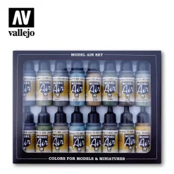 Best Set 16 pinturas para modelismo 194 Colores RLM Model Air 17ml Maquetas Y Modelismo|Pinturas Para Maquetas Y Modelismo