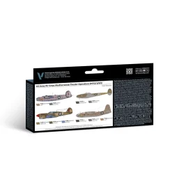 Outlet Set 8 pinturas para modelismo 183 US Army Air Corps Mediterranean Theater Operations (MTO) WWII Air War 17ml Maquetas Y Modelismo|Pinturas Para Maquetas Y Modelismo