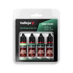 Clearance Set 4 pinturas para modelismo 383 Verdes fríos Game Color 18ml Maquetas Y Modelismo|Pinturas Para Maquetas Y Modelismo