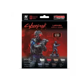 Outlet Set 8 pinturas para modelismo 201 Lawmen Cyberpunk 17ml Maquetas Y Modelismo
