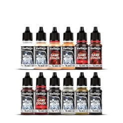Clearance Set 12 pinturas para modelismo 201 Essential Squidmar Fantasy 18ml Maquetas Y Modelismo|Pinturas Para Maquetas Y Modelismo