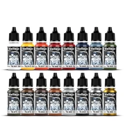 Best Set 16 pinturas para modelismo 101 Folkstone Basics Figure 17ml Pinturas Para Maquetas Y Modelismo|Maquetas Y Modelismo