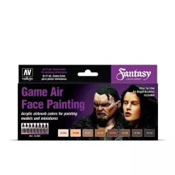 Clearance Set 8 pinturas para modelismo 865 Game Air Face Fantasy 17ml Pinturas Para Maquetas Y Modelismo|Maquetas Y Modelismo