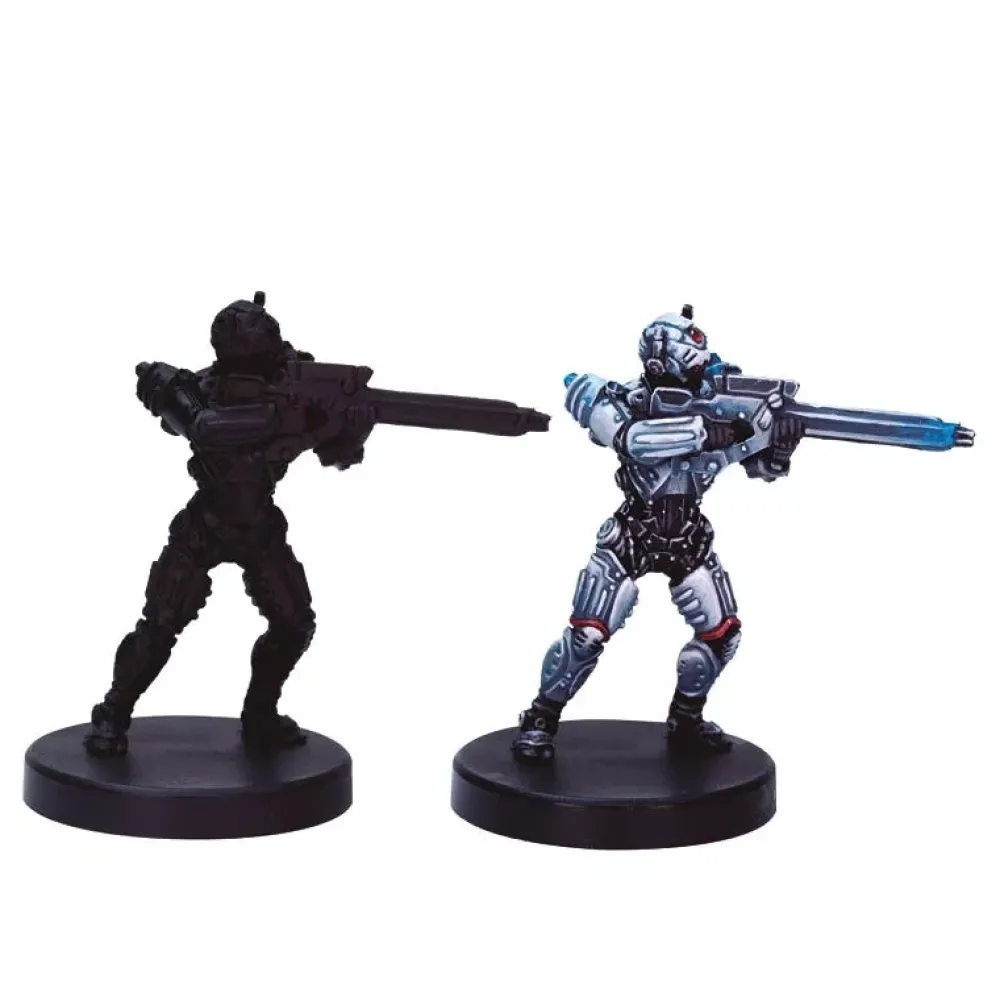Clearance Set 8 pinturas para modelismo 310 Trauma Team Cyberpunk 17ml Maquetas Y Modelismo