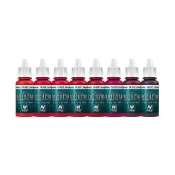 Online Set 8 pinturas para modelismo 103 Crimson Red Fantasy-Pro 17ml Pinturas Para Maquetas Y Modelismo|Maquetas Y Modelismo