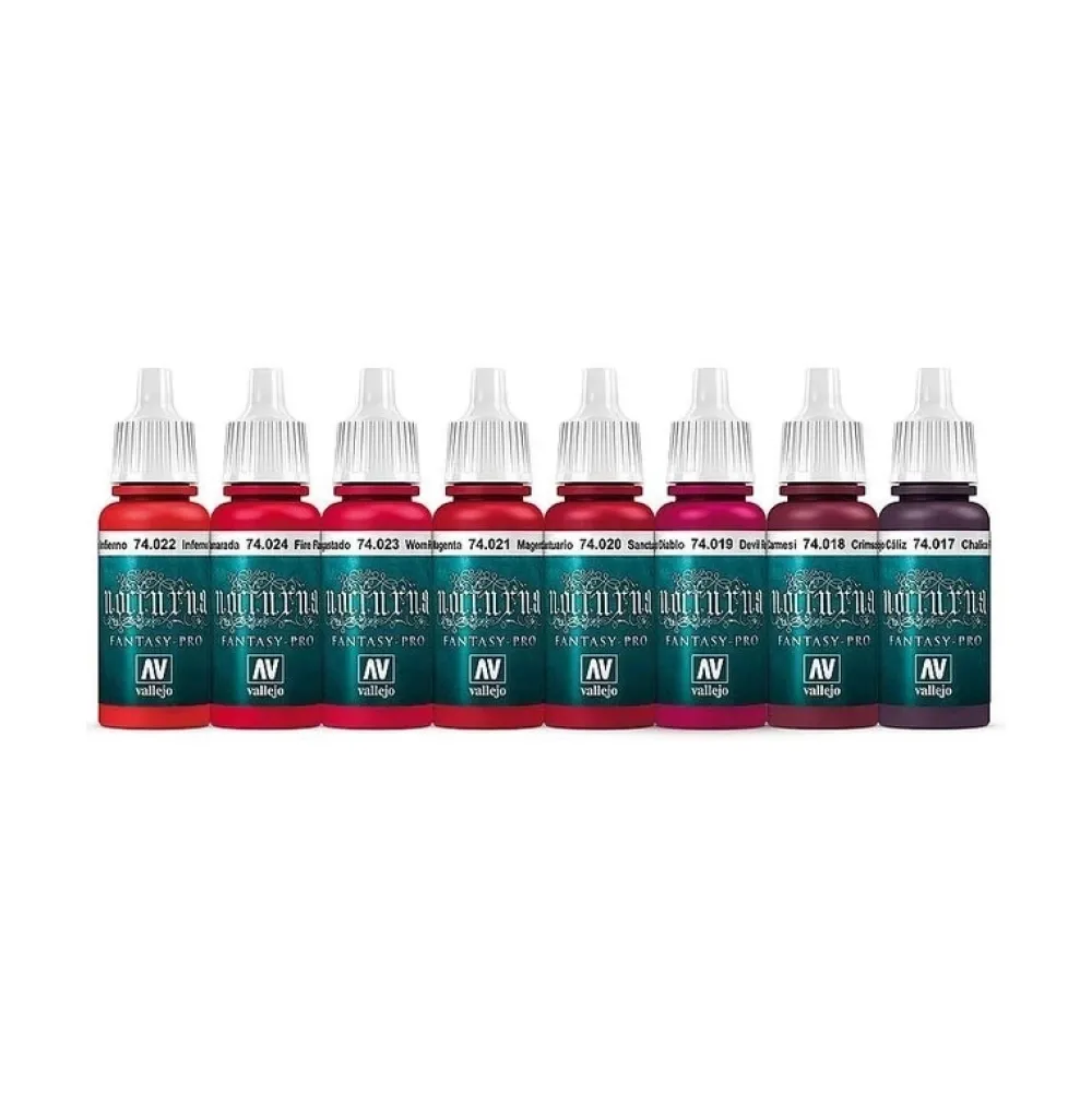 Online Set 8 pinturas para modelismo 103 Crimson Red Fantasy-Pro 17ml Pinturas Para Maquetas Y Modelismo|Maquetas Y Modelismo