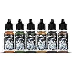 Online Set 6 pinturas para modelismo 207 WWII German Waffen SS Wargames Flames of War 17ml Pinturas Para Maquetas Y Modelismo|Maquetas Y Modelismo