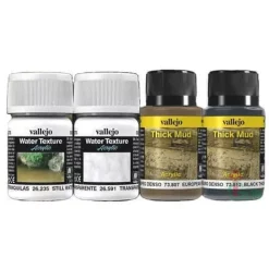 Discount Set 4 pinturas para modelismo 189 Charcos y Barro Diorama FX 35 ml Pinturas Para Maquetas Y Modelismo