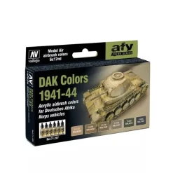 Best Set 6 pinturas para modelismo 207 DAK Colors 1941-1944 AFV 17ml Pinturas Para Maquetas Y Modelismo|Maquetas Y Modelismo