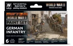 Sale Set 6 pinturas para modelismo 206 WWII German Infantry Wargames Flames of War 17ml Maquetas Y Modelismo|Pinturas Para Maquetas Y Modelismo