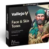 Clearance Set 16 pinturas para modelismo 258 Face & Skin Tones Figure 18ml Pinturas Para Maquetas Y Modelismo