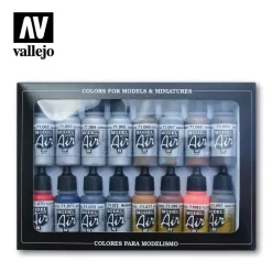 Best Set 16 pinturas para modelismo 181 Efectos metálicos 17ml Pinturas Para Maquetas Y Modelismo|Maquetas Y Modelismo