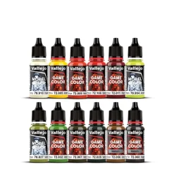 Best Set 12 pinturas para modelismo 203 Squidmar Fantasy 18ml Maquetas Y Modelismo|Pinturas Para Maquetas Y Modelismo