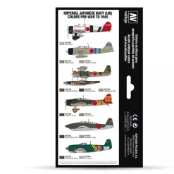 Outlet Set 8 pinturas para modelismo 610 Imperial Japanese Navy (IJN) Air War 17ml Pinturas Para Maquetas Y Modelismo|Maquetas Y Modelismo