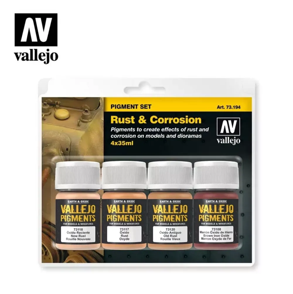 Outlet Set 4 pinturas para modelismo 193 Hollín y Cenizas Pigments FX 35ml Maquetas Y Modelismo|Pinturas Para Maquetas Y Modelismo