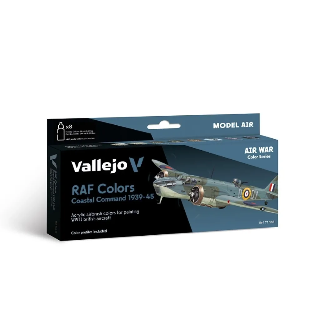 Outlet Set 8 pinturas para modelismo RAF Coastal Command Air War 17ml Pinturas Para Maquetas Y Modelismo|Maquetas Y Modelismo
