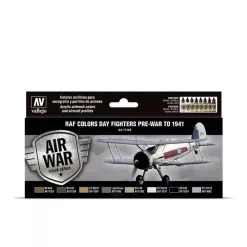 Discount Set 8 pinturas para modelismo 149 RAF Day Fighters pre-war to 1941 Air War 17ml Maquetas Y Modelismo|Pinturas Para Maquetas Y Modelismo