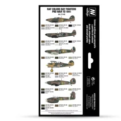 Discount Set 8 pinturas para modelismo 149 RAF Day Fighters pre-war to 1941 Air War 17ml Maquetas Y Modelismo|Pinturas Para Maquetas Y Modelismo
