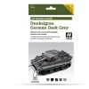 Best Set 6 pinturas para modelismo 400 Dunkelgrau German Dark Grey AFV 8ml Maquetas Y Modelismo|Pinturas Para Maquetas Y Modelismo