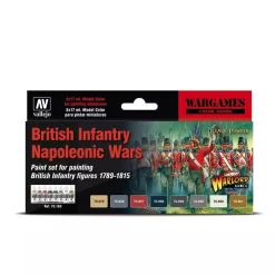 Best Set 8 pinturas para modelismo 163 British Infantry Napoleonic Wars Wargames Napoleonics 17ml Pinturas Para Maquetas Y Modelismo|Maquetas Y Modelismo
