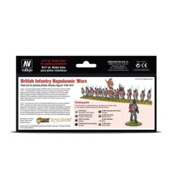 Best Set 8 pinturas para modelismo 163 British Infantry Napoleonic Wars Wargames Napoleonics 17ml Pinturas Para Maquetas Y Modelismo|Maquetas Y Modelismo