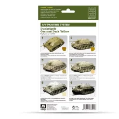 New Set 6 pinturas para modelismo 401 Dunkelgrau German Dark Yellow AFV 8ml Maquetas Y Modelismo|Pinturas Para Maquetas Y Modelismo
