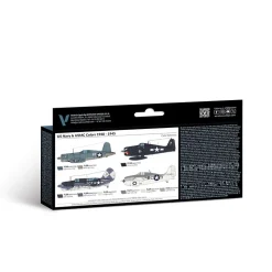 New Set 8 pinturas para modelismo 157 US Navy & USMC 1940-1945 17ml Maquetas Y Modelismo