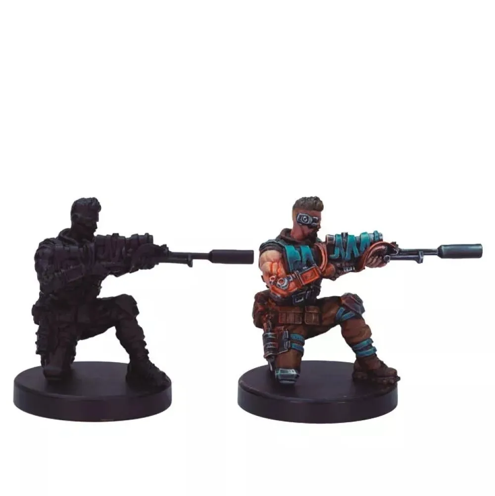 Clearance Set 8 pinturas para modelismo 309 Solo Cyberpunk 17ml Maquetas Y Modelismo