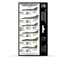 Discount Set 8 pinturas Soviet/Russian colors Tactical Schemes 1960-2000 I 17ml Pinturas Para Maquetas Y Modelismo