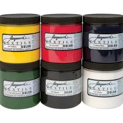 Sale Set 6 pinturas textiles básicas 240ml Ceras, Pátinas Y Tintes|Tintes