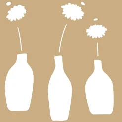 New Set 2 plantillas de stencil Sweet Garden Plantillas