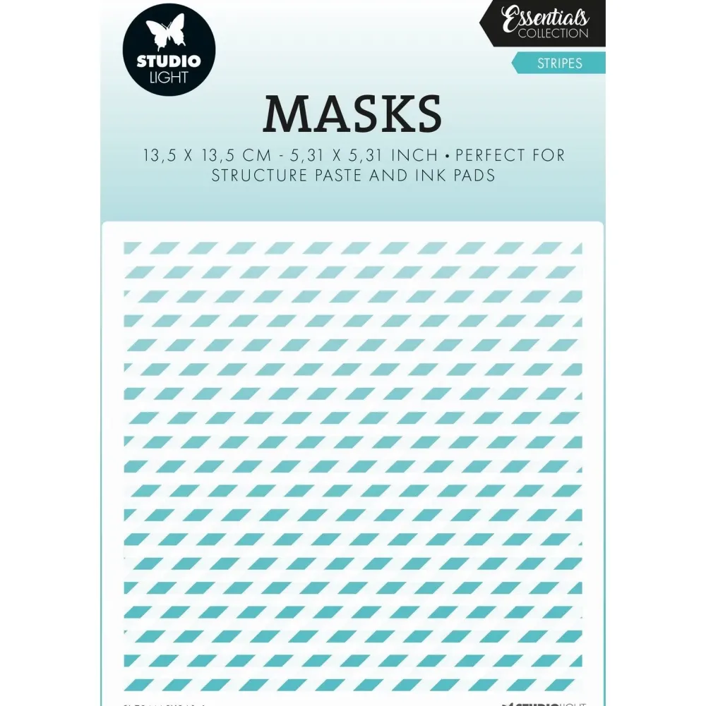 New Set 2 plantillas de stencil Stripes Essentials Plantillas