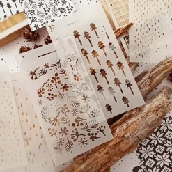 Sale Set 3 Plantillas de Stencil #2 Invierno22 Plantillas