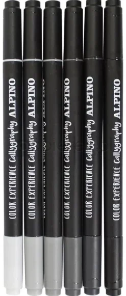 Clearance Set 6 Rotuladores Caligrafía Doble Punta Color Experience Rotuladores