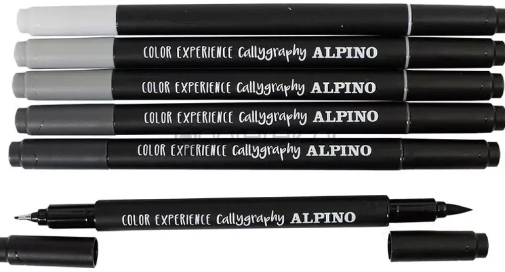 Clearance Set 6 Rotuladores Caligrafía Doble Punta Color Experience Rotuladores