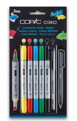 Online Set 5+1 rotuladores Colores Brillantes Ciao Rotuladores