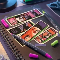 Online Set 6 Rotuladores Doble Punta Kawaii Goldfaber Sketch Rotuladores
