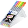 New Set 6 Rotuladores Fineliner Neón Triplus Rotuladores