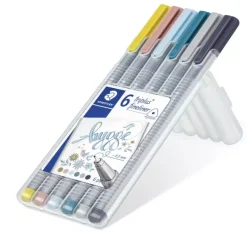 Set 6 Rotuladores Fineliner Hygge Triplus Rotuladores
