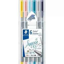 Set 6 Rotuladores Fineliner Hygge Triplus Rotuladores