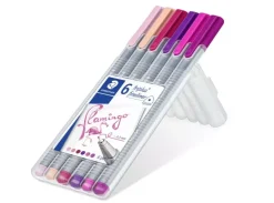 Online Set 6 Rotuladores Fineliner Flamingo Triplus Rotuladores