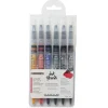 Clearance Set 6 Rotuladores Ink Brush Iridiscentes Rotuladores