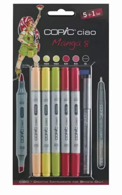 Discount Set 5+1 rotuladores Manga #08 Ciao Rotuladores