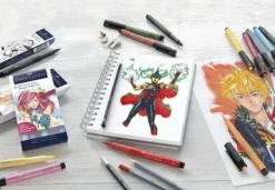 Outlet Set 6 rotuladores Manga Shôjo Pitt Artist Pen Rotuladores