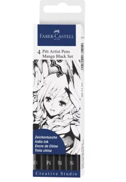 Set 4 rotuladores Manga XS-SC Pitt Artist Pen Rotuladores