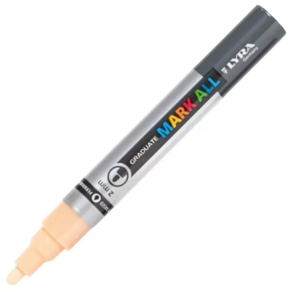 Hot Set 6 rotuladores permanentes colores pastel Mark All 2mm Rotuladores