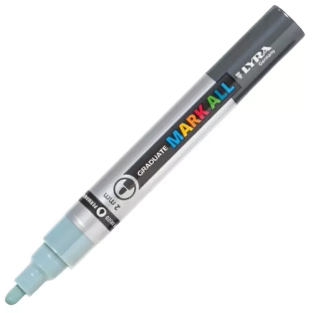 Hot Set 6 rotuladores permanentes colores pastel Mark All 2mm Rotuladores