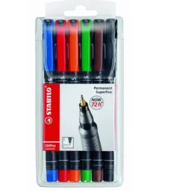 Best Set 6 Rotuladores Permanentes OHPen Universal Punta Superfina Rotuladores