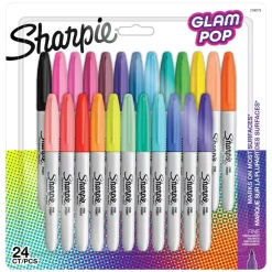 New Set 24 Rotuladores permanentes punta fina Glam Pop 0,9mm Rotuladores